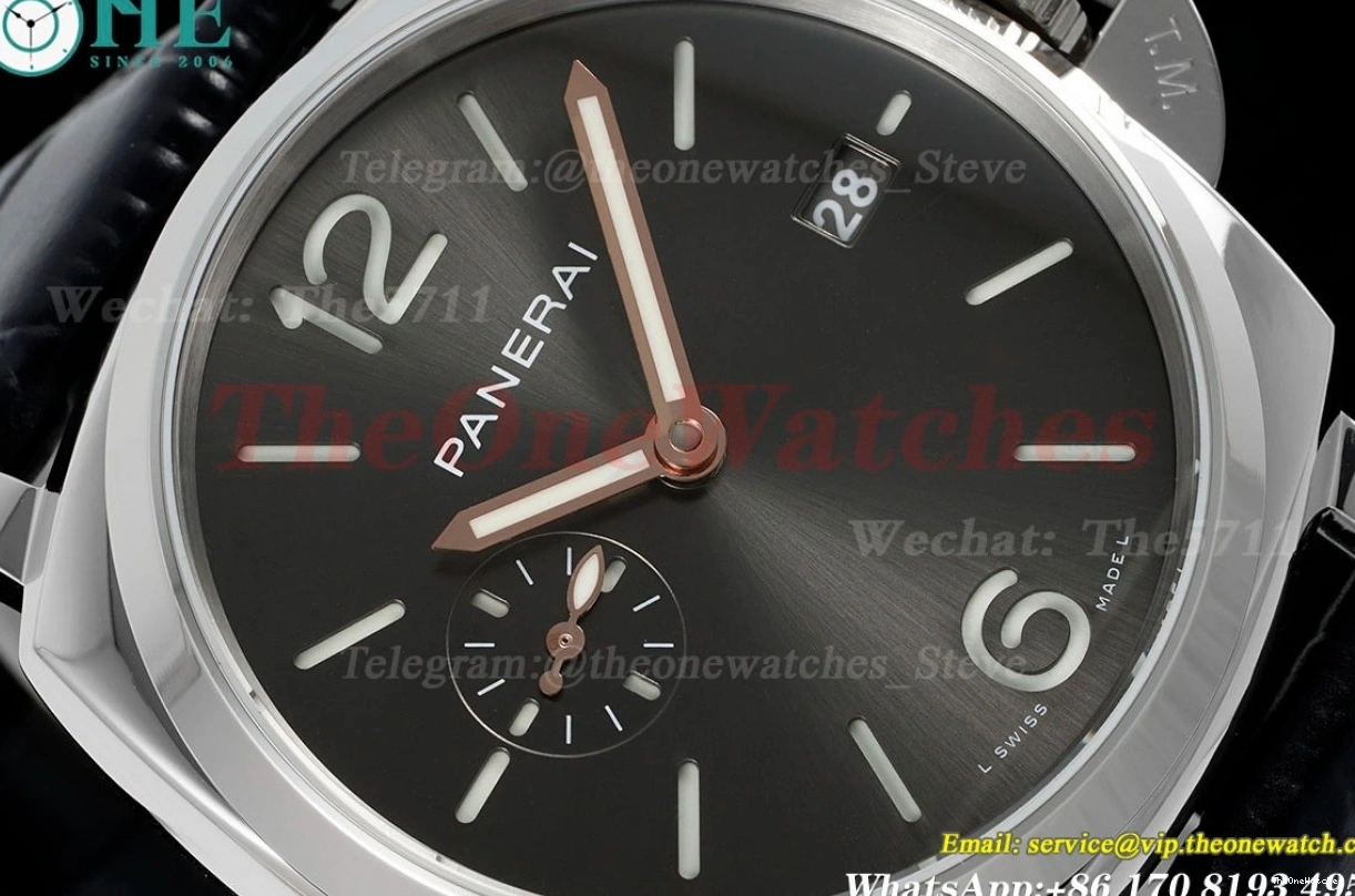 LE SS VSF Due Grey Luminor PAM1250 42mm P900 Dial 0104